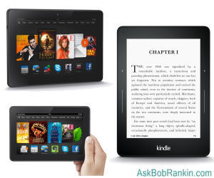 Amazon Kindle and Fire models
