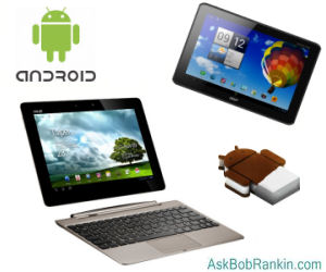 Android 4.0 Tablets