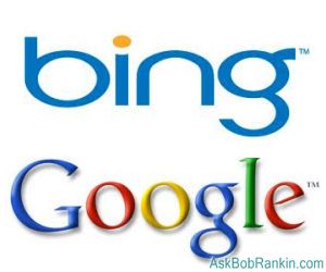 Bing versus Google