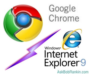 Chrome Versus Explorer