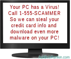 fake virus scam
