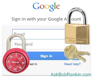 Google two-factor authentication options