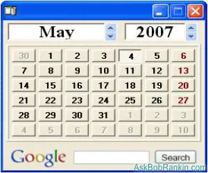 Google Date Search