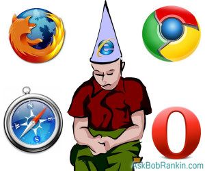 Internet Explorer Makes You Stupid?