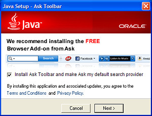 Java / Ask Toolbar