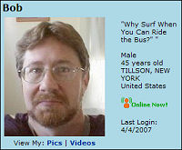 Myspace hiding: before