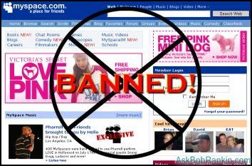 Myspace Banned