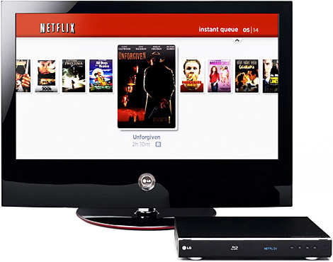Netflix Streaming to Blu-ray player