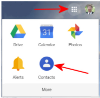 How to open Gmail Contacts