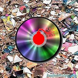 exploding CD