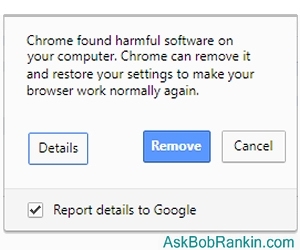 Chrome new anti-malware features