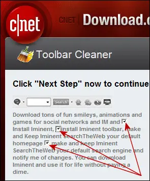 CNET Download.com Foistware