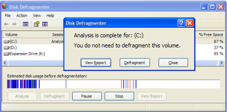 Analyze Before You Defrag