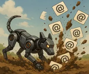 Evil Spamming Robot Dog!
