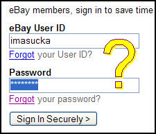 Fake ebay login?