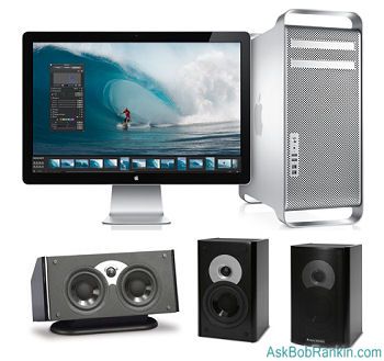 Computer store home theatre