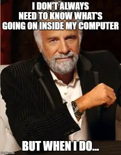 I don't always need to know...