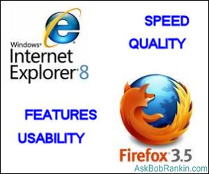 IE8 versus Firefox 3.5