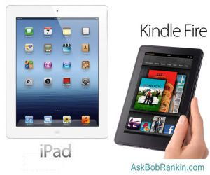 Apple iPad Versus Kindle Fire