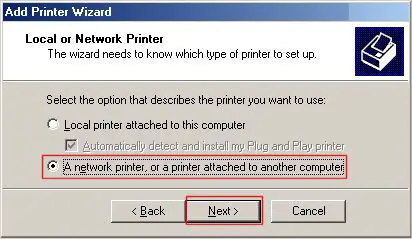 add network printer