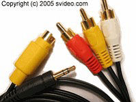 S-Video to RCA cables