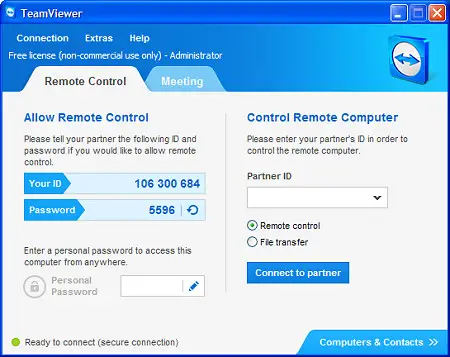 How to fix teamviewer id password