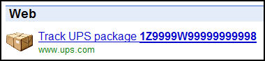 Google package tracking