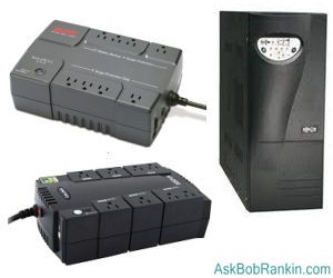 UPS battery backup power supply