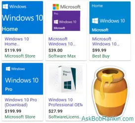 windows 10 versions price