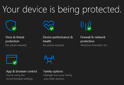 Windows 10 Defender