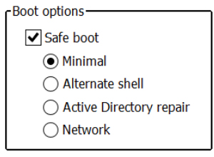 windows 10 safe mode from bios