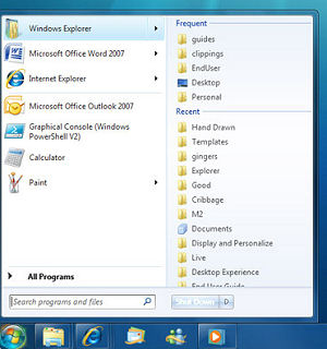 Windows 7 Jump Lists