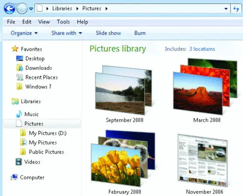 Windows 7 Libraries