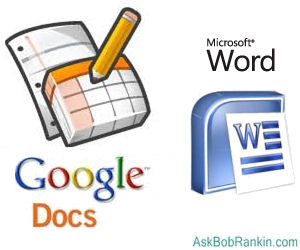 Word Versus Google Docs
